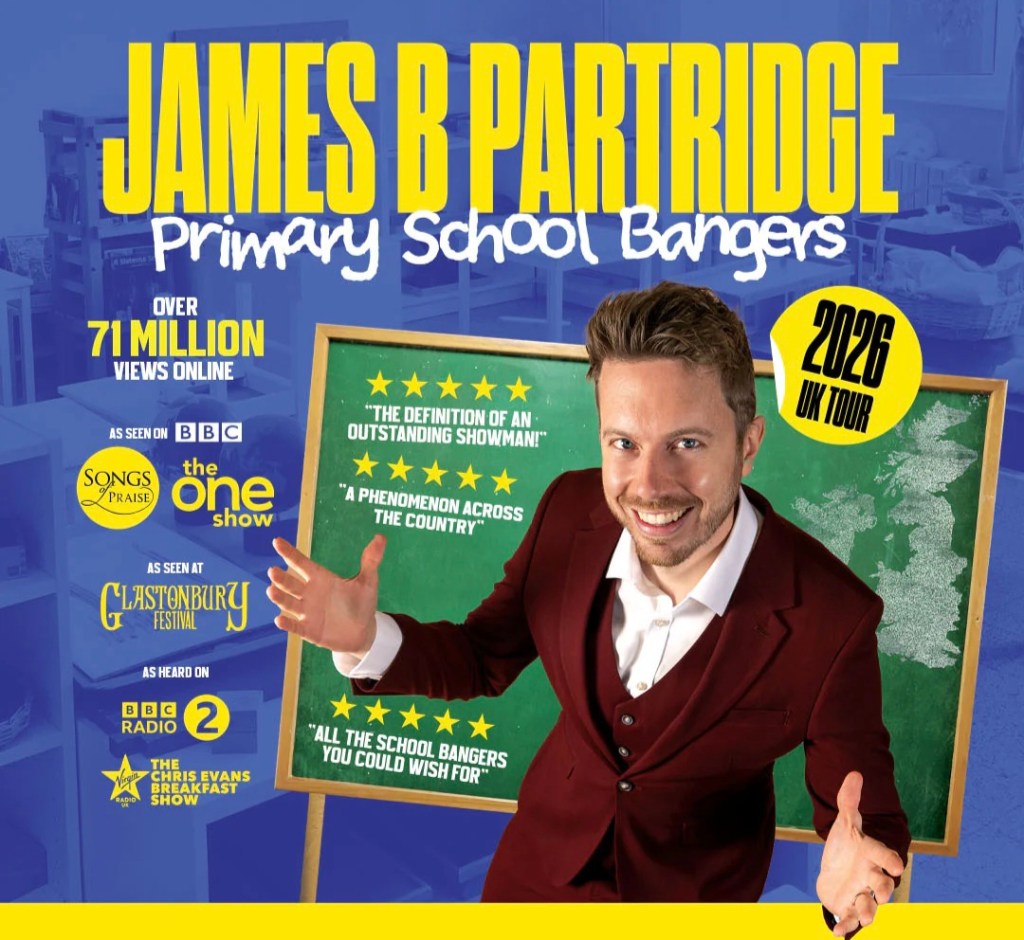 James B Partridge – Primary School Bangers at the New Victoria Theatre,&nbsp;Woking
