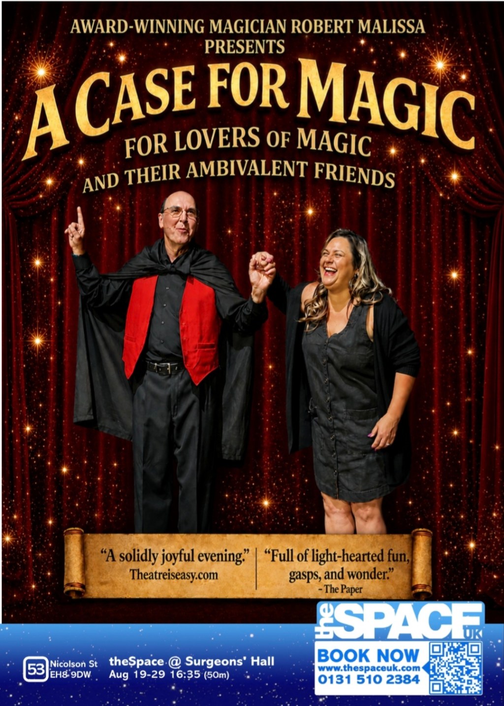 Robert Malissa-interview ahead of the Edinburgh&nbsp;Fringe.